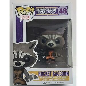 Funko Pop! Marvel Guardians Of The Galaxy Rocket Raccoon #48 Vinyl Figure *Read*
